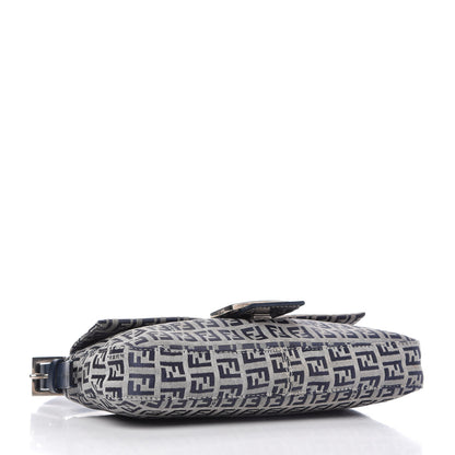 Fendi Zucchino Mini Mama Baguette Navy 4 of 8