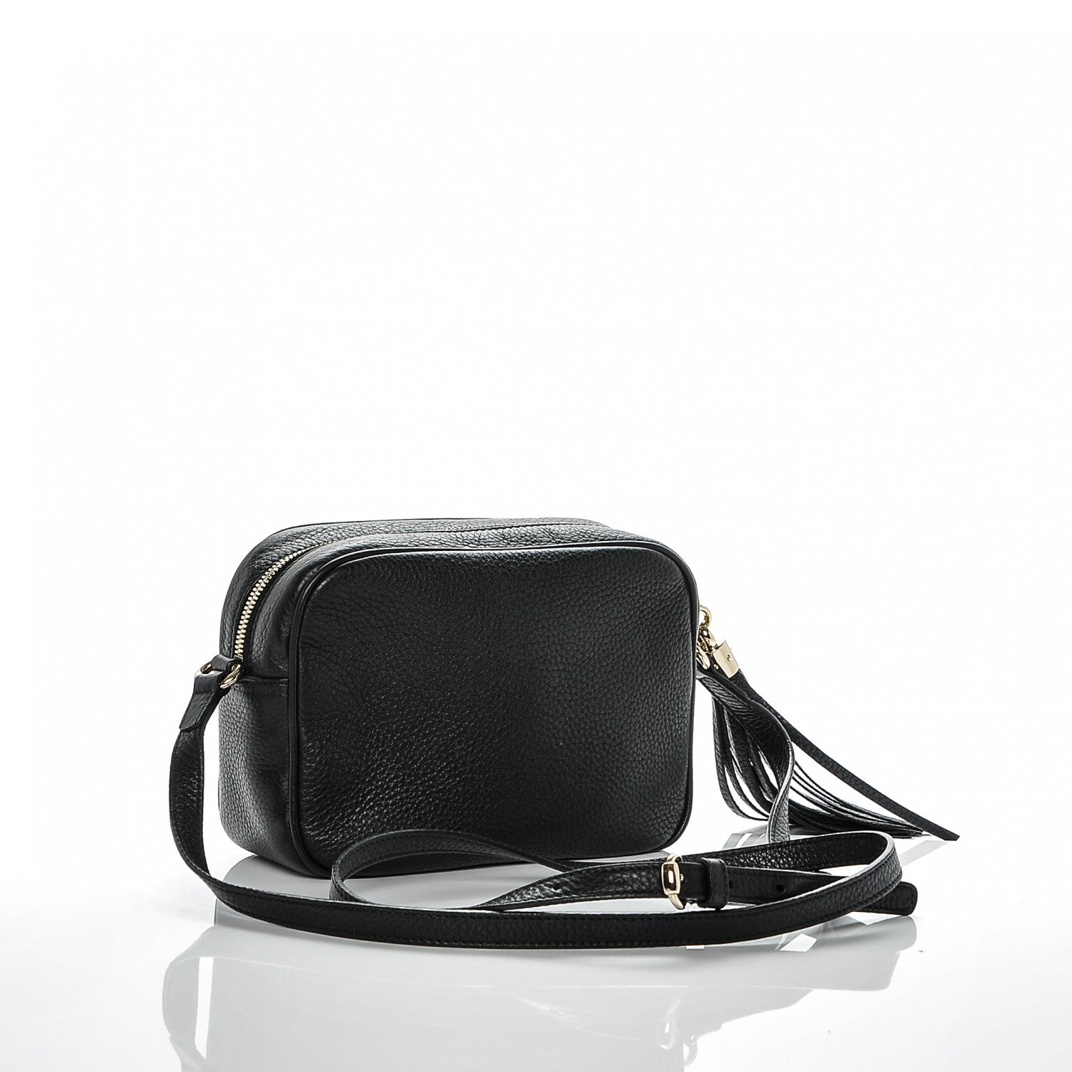 Gucci Pebbled Calfskin Small Soho Disco Bag Black 3 of 8