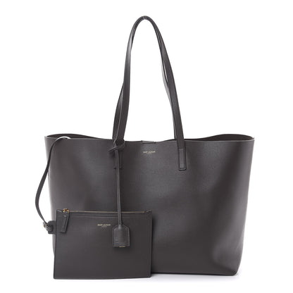 Saint Laurent Calfskin Large Shopping Tote Asphalt 1 of 11