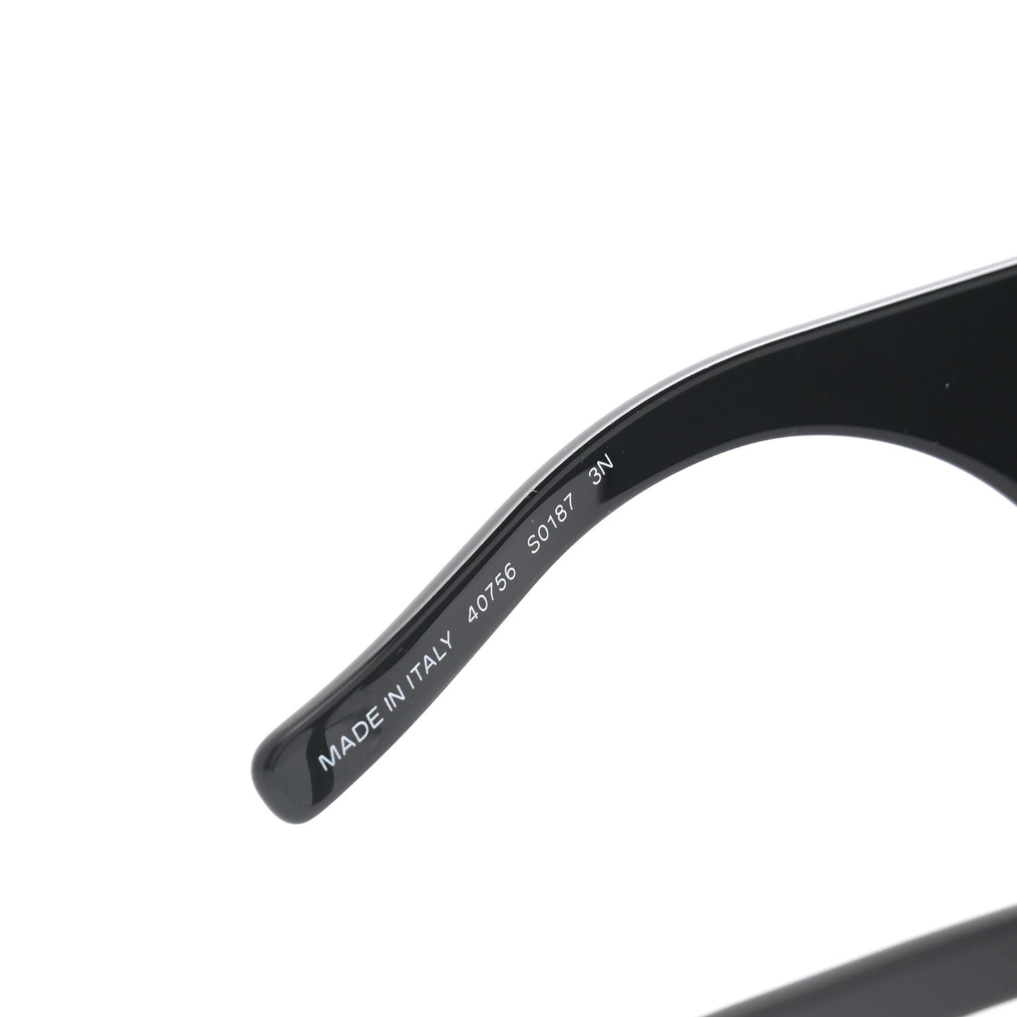 Acetate Sideburn Sunglasses 40756 Black
