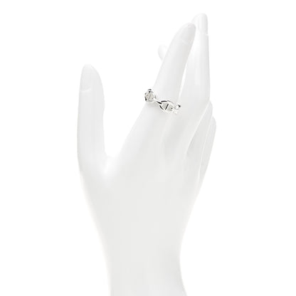 Hermes Sterling Silver PM Chaine d'Ancre Enchainee Band Ring 55 7.25 2 of 7