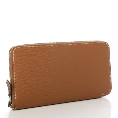 Hermes Epsom Silk'In Wallet Gold Jaune De Naples 3 of 7