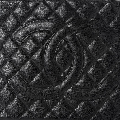 Chanel Caviar Quilted Medallion Tote Black 9 of 11