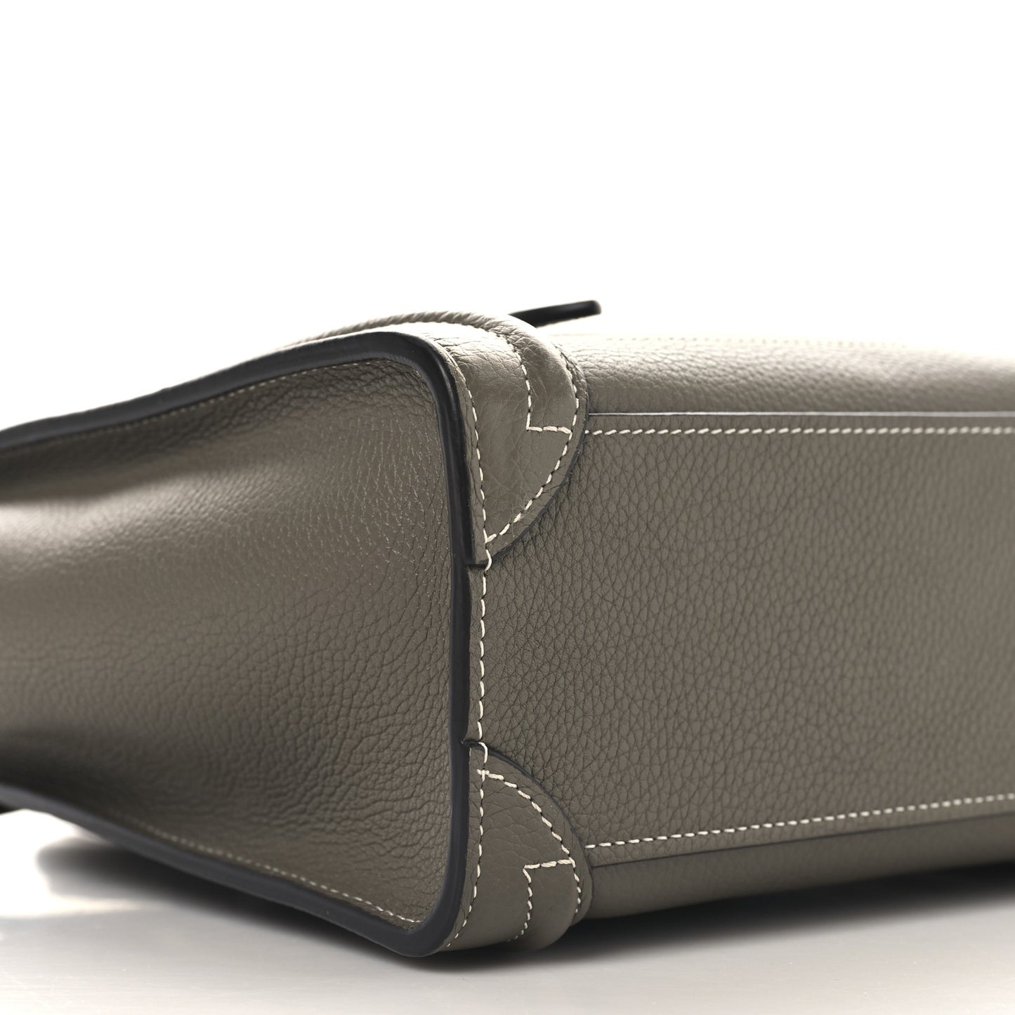 Drummed Calfskin Nano Luggage Souris