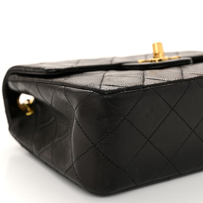 Chanel Lambskin Quilted Mini Square Flap Black 9 of 11