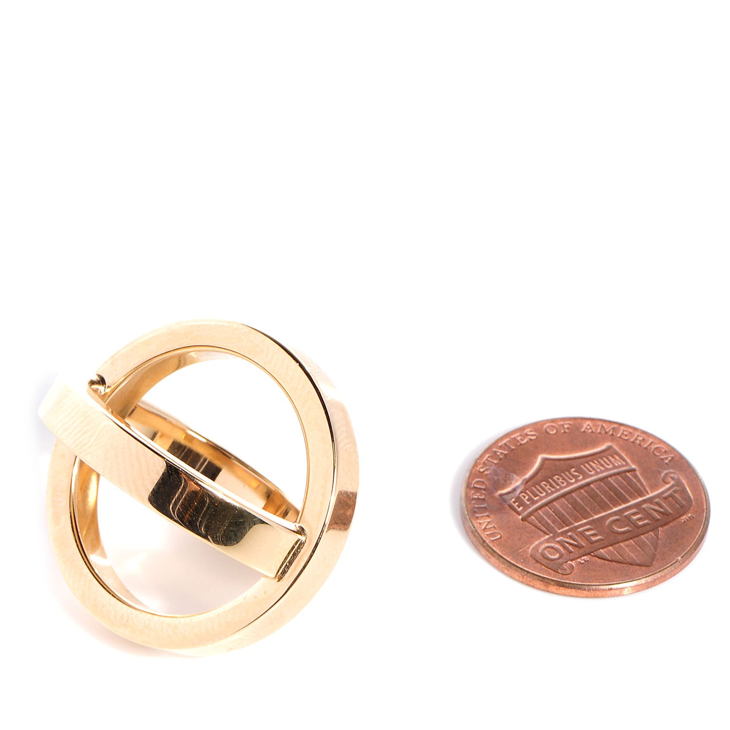Hermes Cosmos Scarf Ring Gold 2 of 6