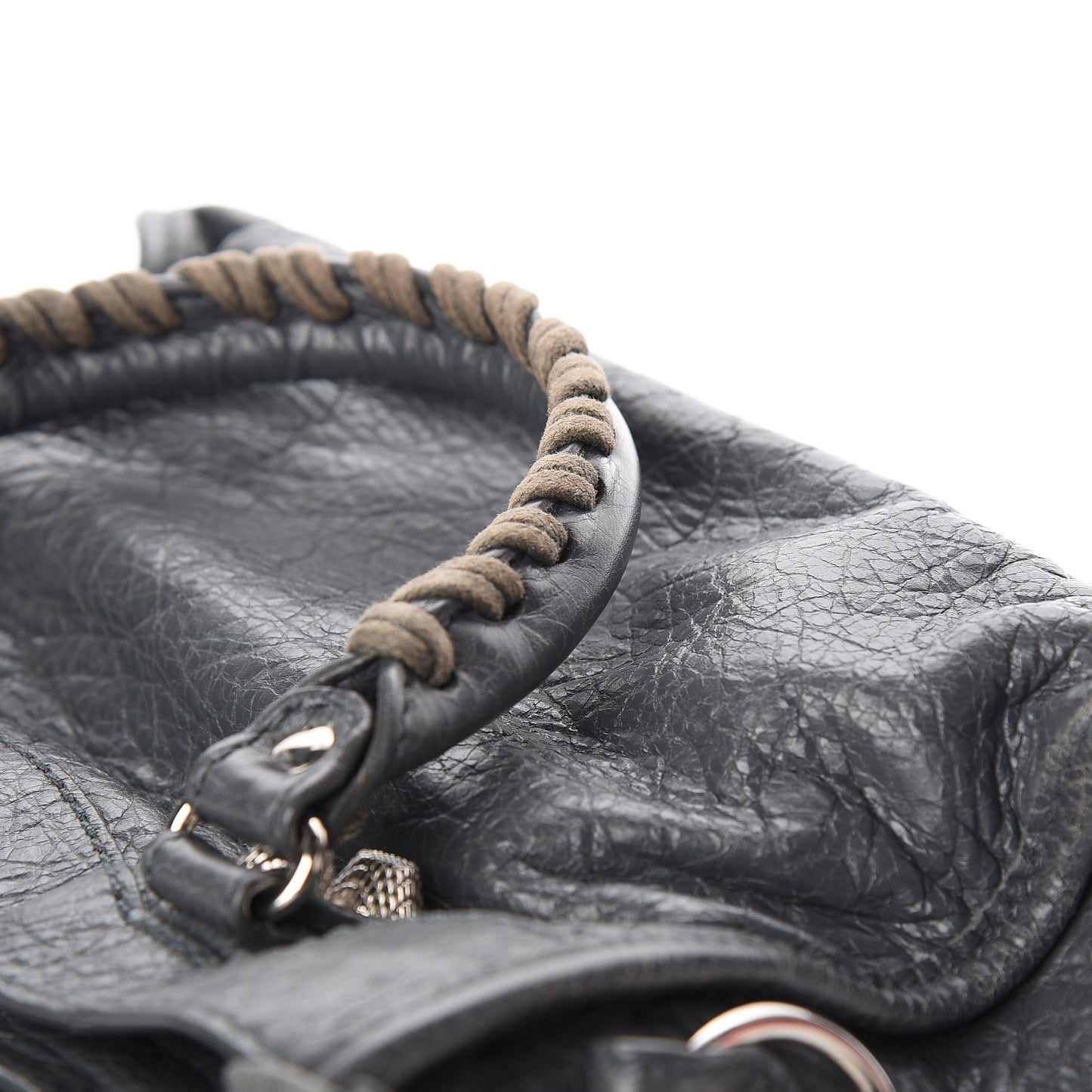 Agneau Giant 12 Silver Hardware Mini City Gris Tarmac