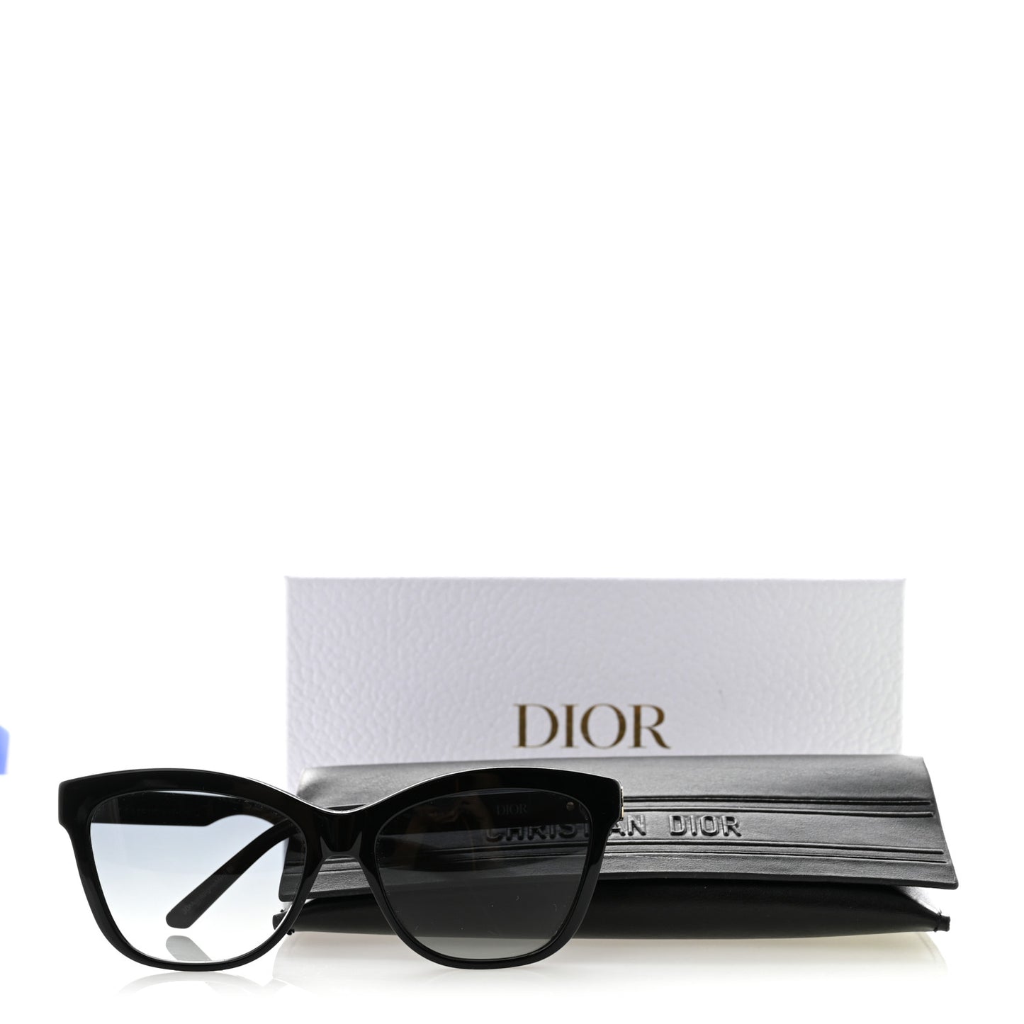 Acetate Butterfly 30 Montaigne Mini Sunglasses Black