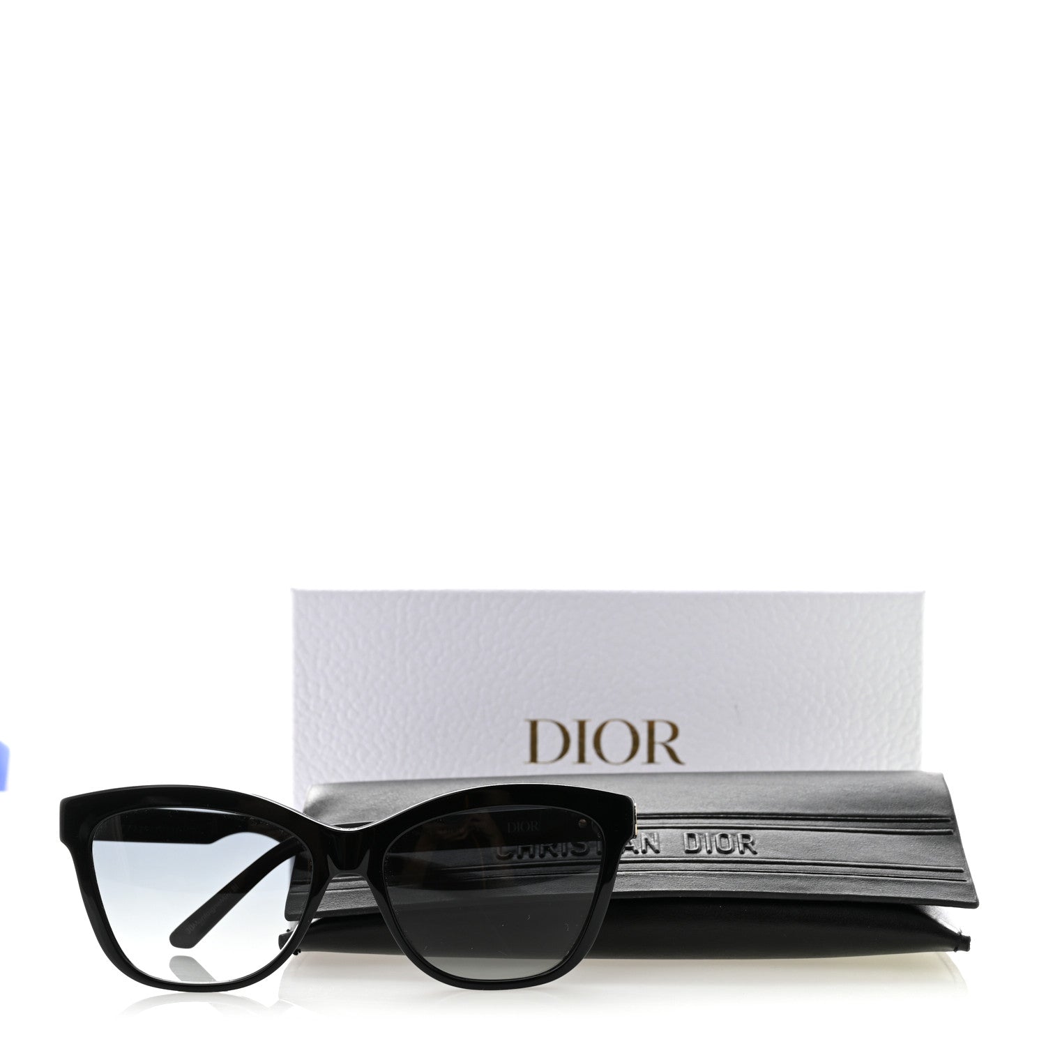 Christian Dior Acetate Butterfly 30 Montaigne Mini Sunglasses Black 9 of 9