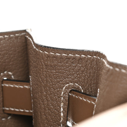 Hermes Tadelakt Sellier Kelly 32 Etoupe 7 of 10