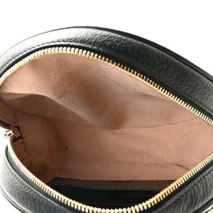 Gucci Grained Calfskin Web Mini Ophidia Round Backpack Black 4 of 9