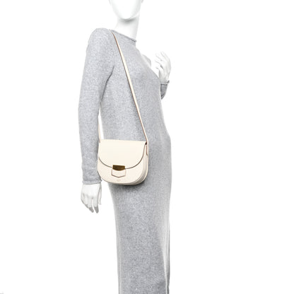 Celine Grained Calfskin Small Trotteur White 2 of 14