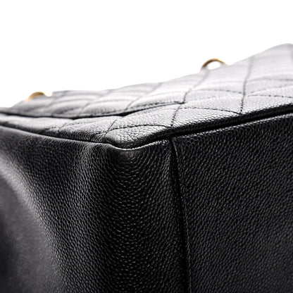 Chanel Caviar Quilted Grand Shopping Tote GST Black 10 of 11