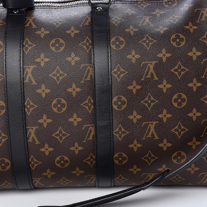 Louis Vuitton Monogram Macassar Keepall Bandouliere 45 14 of 14