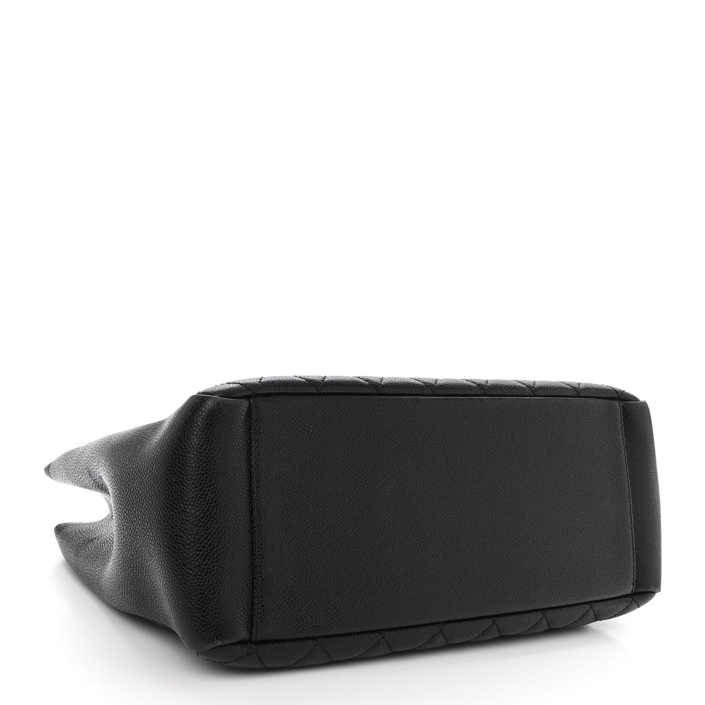 Caviar Quilted Grand Shopping Tote GST Black