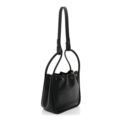 Prada Soft Calfskin Mini Darling Bucket Bag Black 3 of 10