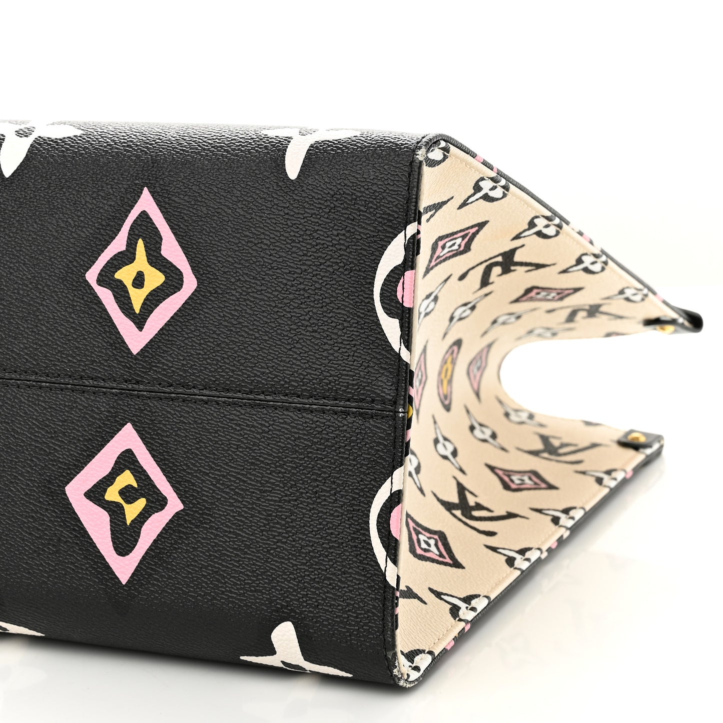 Monogram Giant Wild At Heart Onthego GM Black