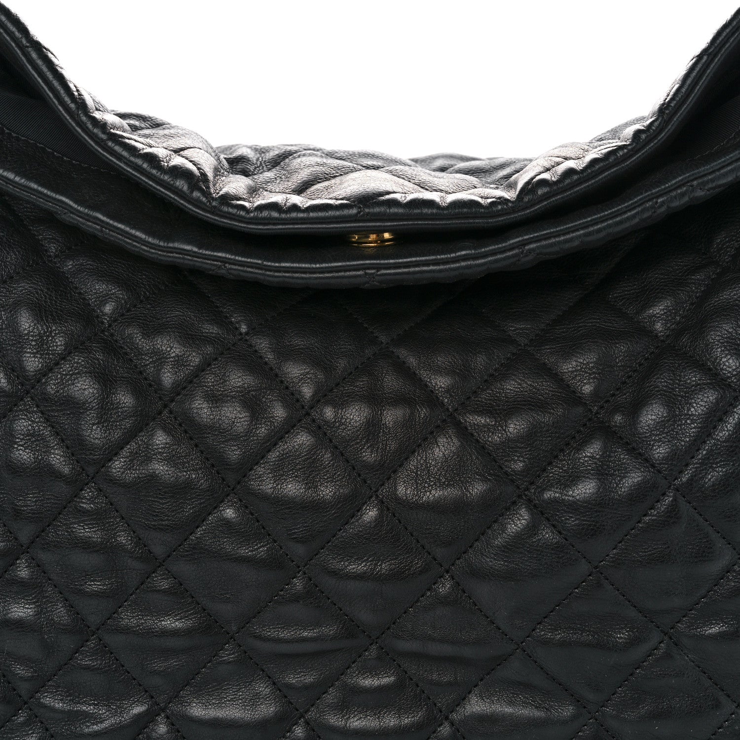 Chanel Calfskin Quilted Large Chain Me Hobo Black 8 of 12