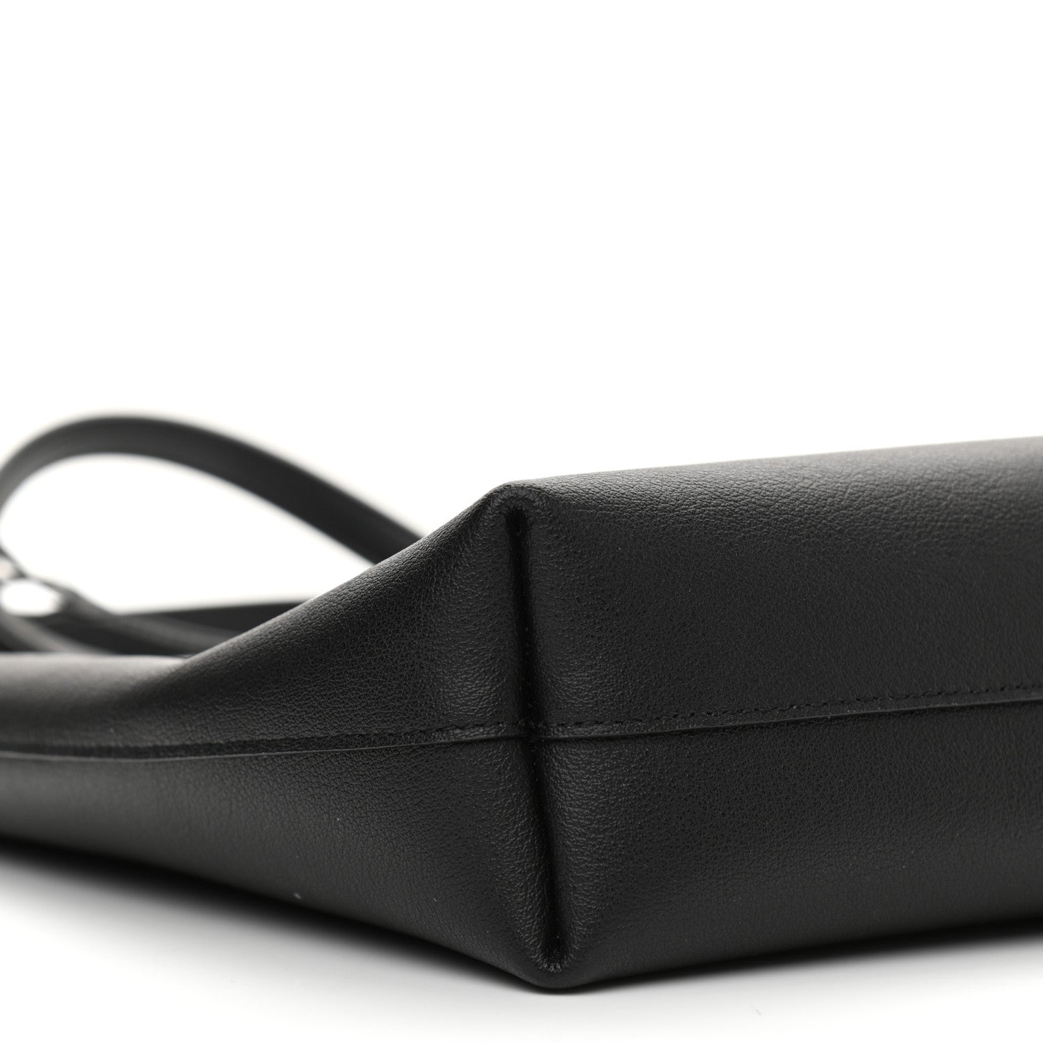 Saint Laurent Calfskin Toy Shopping Tote Black 6 of 9