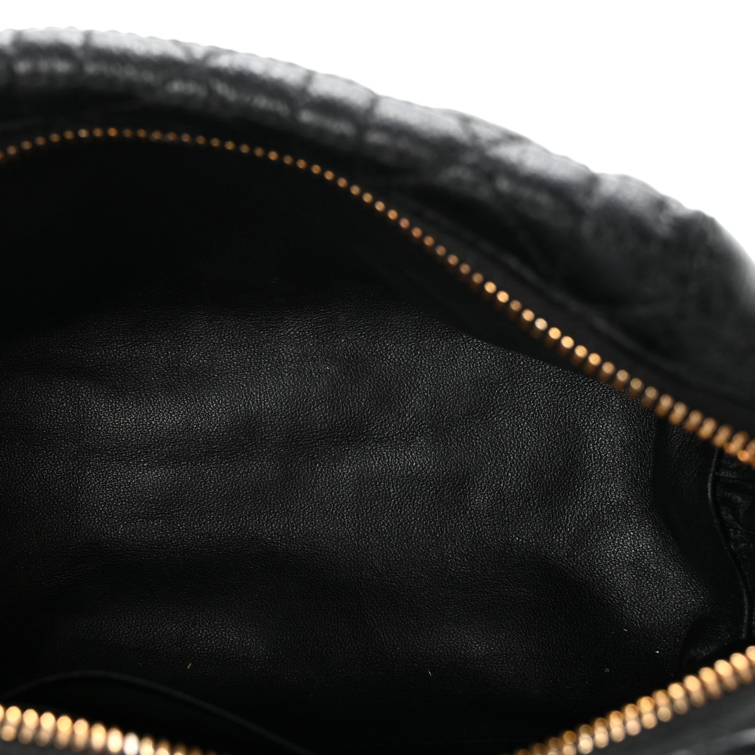Christian Dior Supple Calfskin Cannage D-Cosy Pouch Black 5 of 9