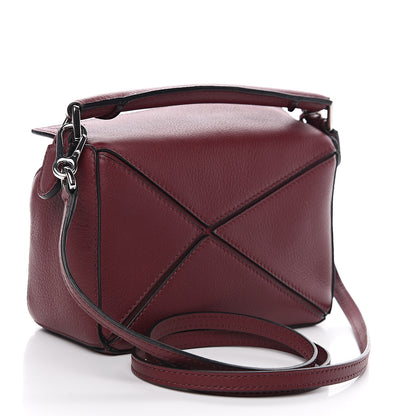 Loewe Calfskin Mini Puzzle Bag Wine 2 of 10