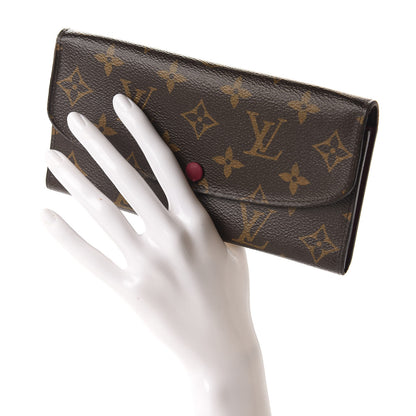 Louis Vuitton Monogram Emilie Wallet Fuchsia 2 of 6
