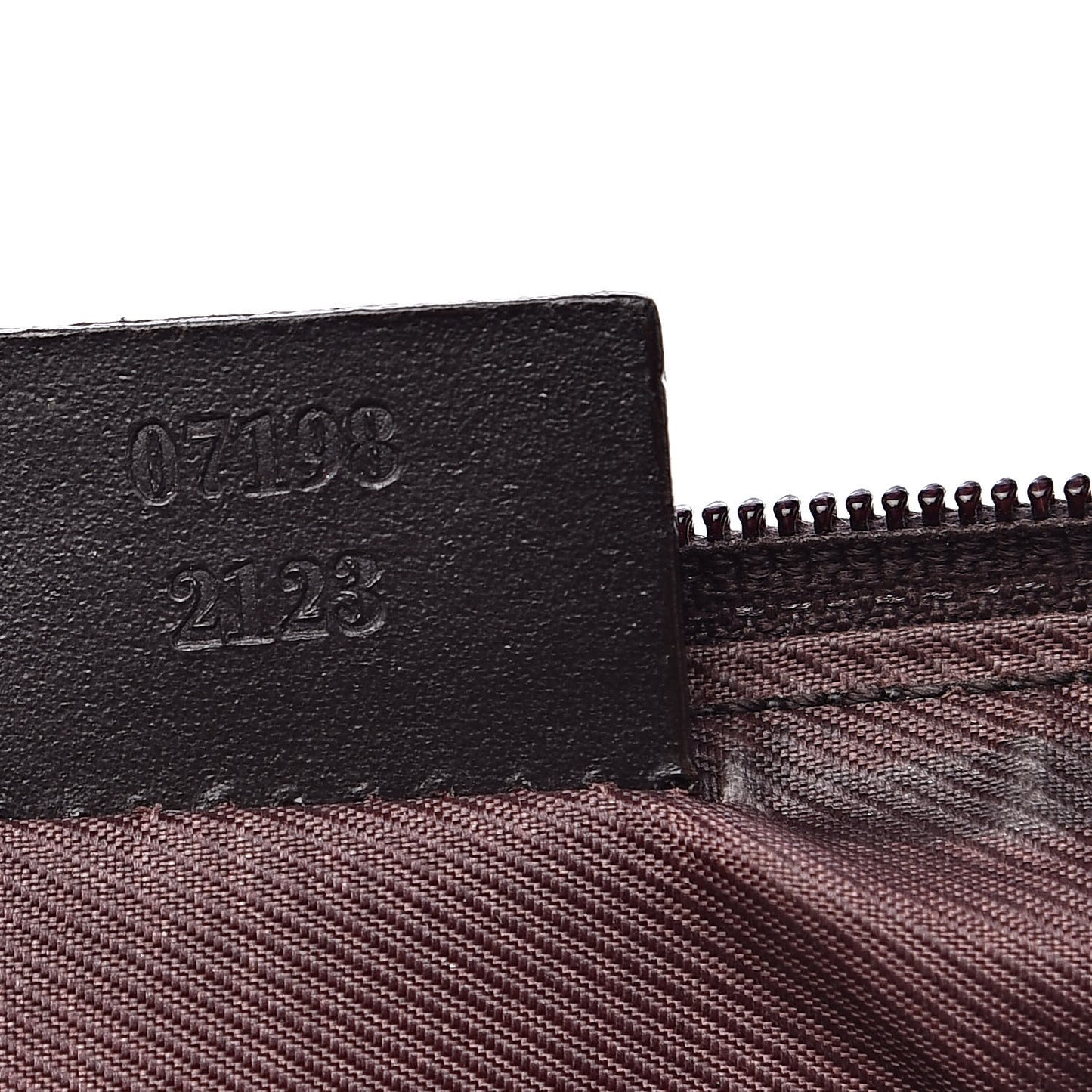Denim Monogram Boat Pochette Dark Brown