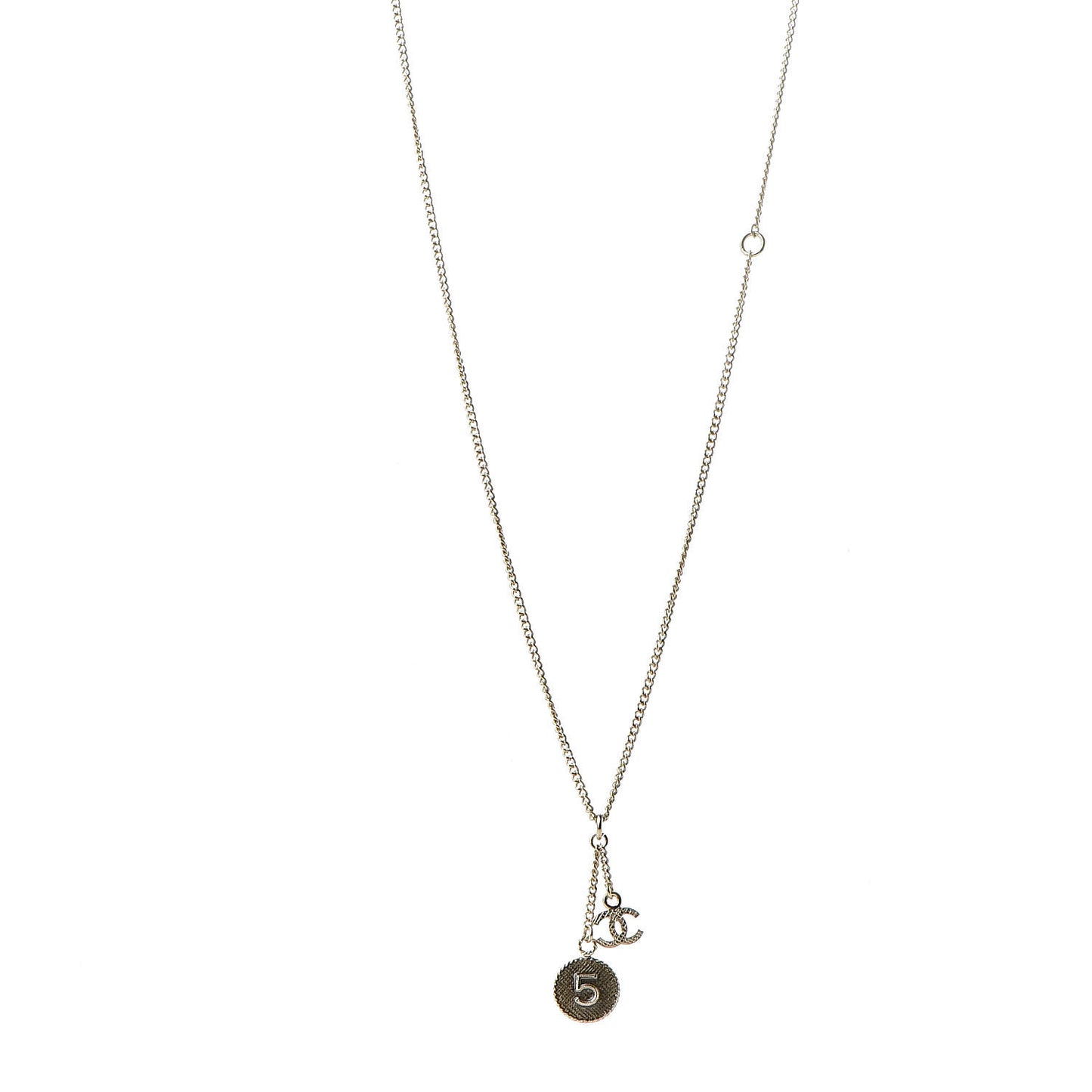 No 5 CC Necklace Gold