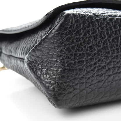 Burberry Signature Grain Medium Mildenhall Crossbody Bag Black 10 of 11