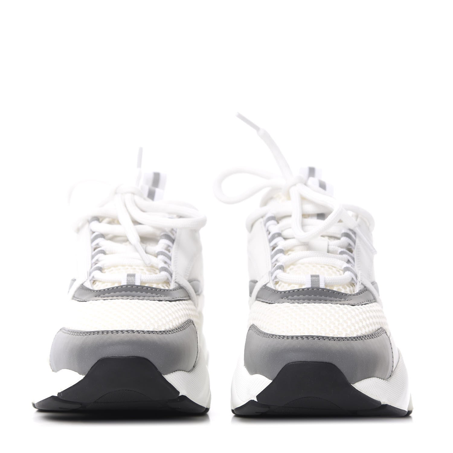 Christian Dior Technical Mesh Calfskin Mens B22 Sneakers 37 White 2 of 11
