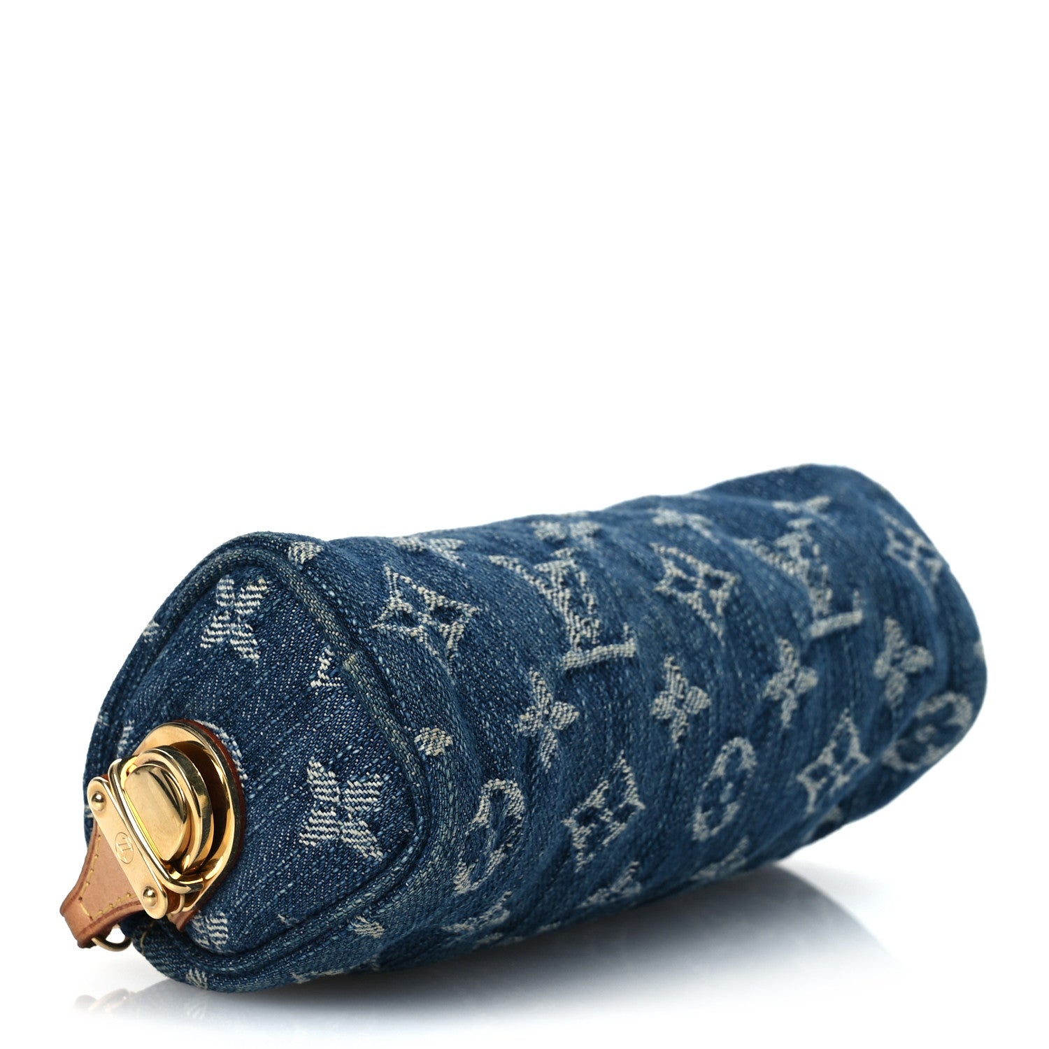 Louis Vuitton Monogram Denim Speedy GM Pochette Case 4 of 7
