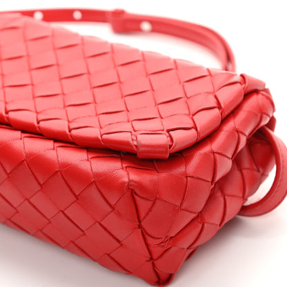 Bottega Veneta Nappa Intrecciato Mini Crossbody Red 11 of 15