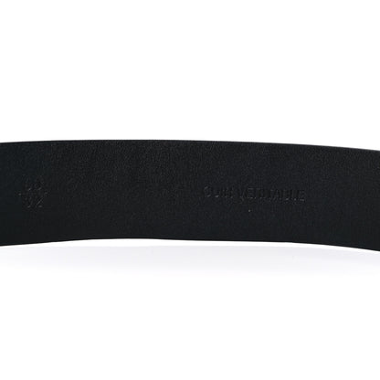 Chanel Calfskin Metal Beaded CC Belt 80 32 Black 4 of 6