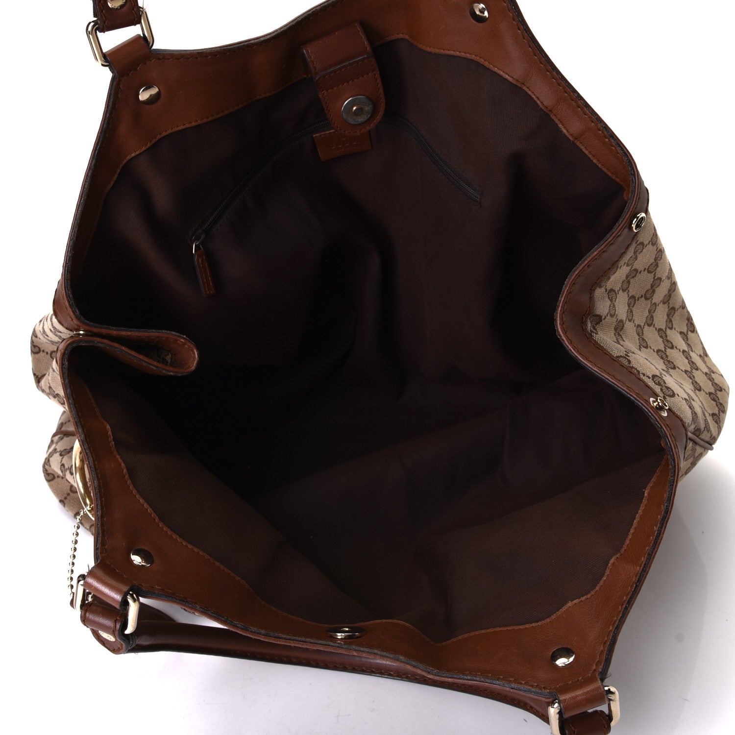 Gucci Monogram Large Sukey Tote Brown 4 of 7