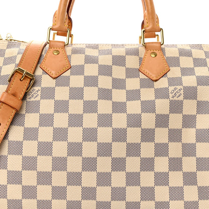 Louis Vuitton Damier Azur Speedy Bandouliere 30 8 of 12