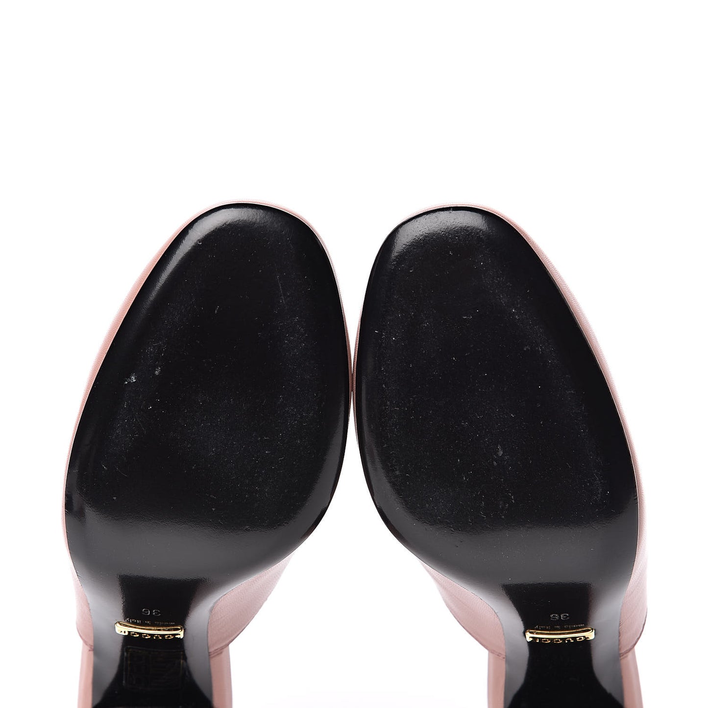 Malaga Kid Horsebit Princetown Mid Heel Mules 36 Crystal Pink