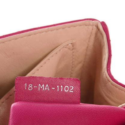Christian Dior Lambskin Cannage Medium Miss Dior Flap Fuchsia 7 of 7