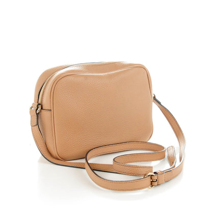 Gucci Pebbled Calfskin Small Soho Disco Bag Camelia 3 of 7