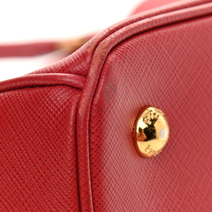 Prada Saffiano Lux Medium Tote Fuoco 8 of 19