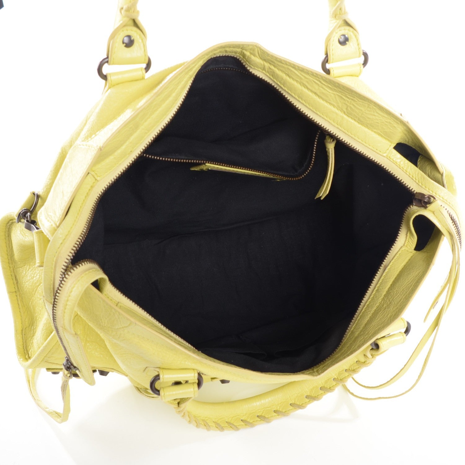 Balenciaga Agneau Classic Hardware City Jaune Citronnade 5 of 12