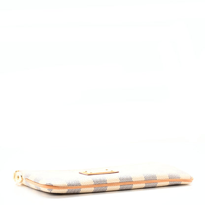 Louis Vuitton Damier Azur Pochette Milla MM 4 of 10