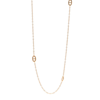Hermes 18K Rose Gold Farandole Necklace 80 1 of 5