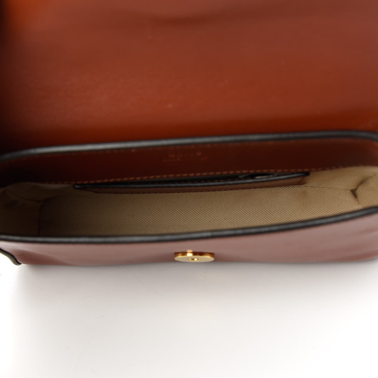 Calfskin Suede C Belt Bag Sepia Brown