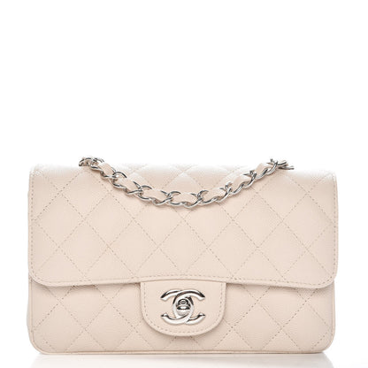 Chanel Caviar Quilted Mini Rectangular Flap Light Beige 1 of 7