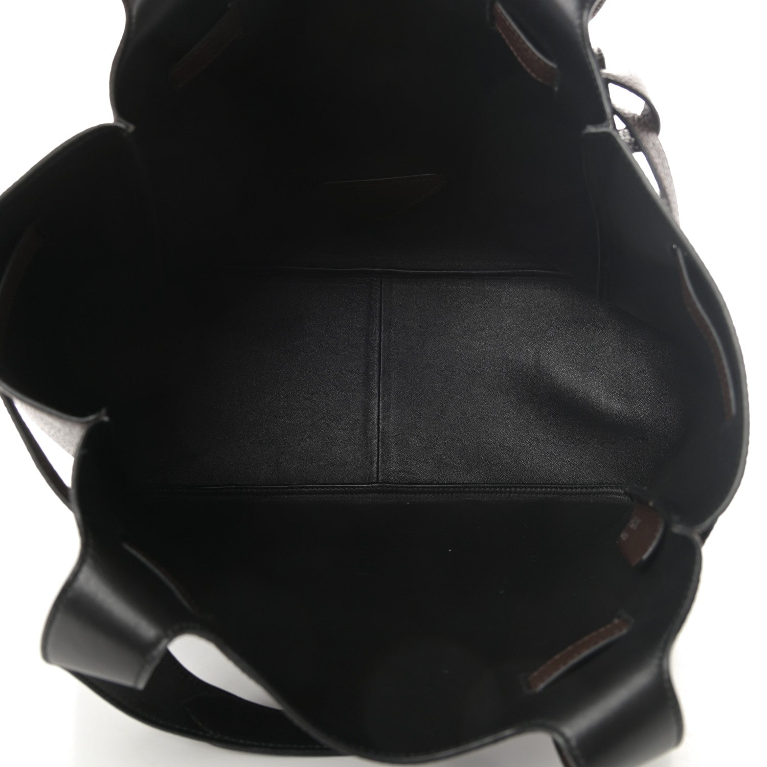 Prada Vitello Daino Drawstring Bag Brown 5 of 10