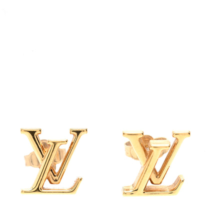 Louis Vuitton Metal LV Iconic Earrings Gold 1 of 4