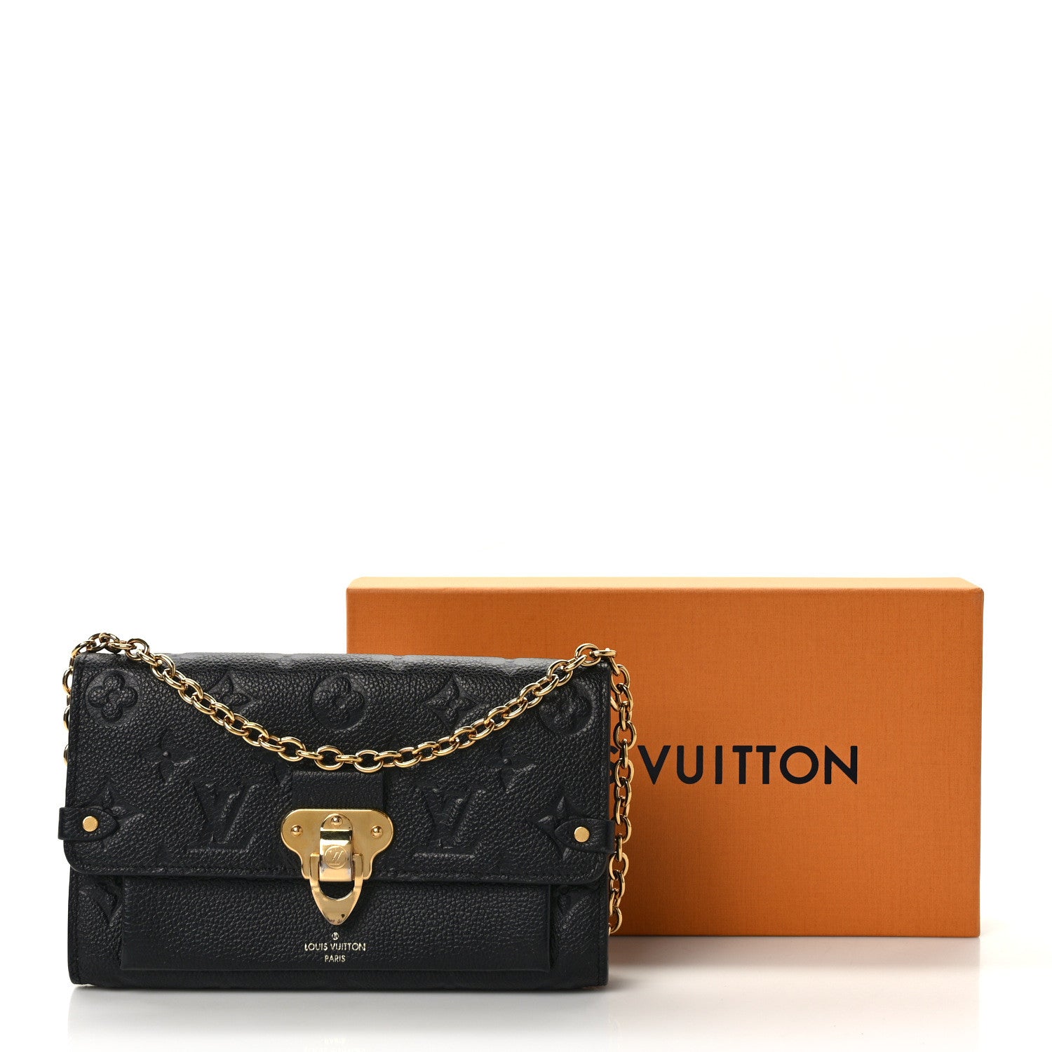 Louis Vuitton Empreinte Vavin Chain Wallet Black 11 of 11