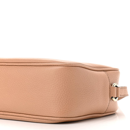 Gucci Pebbled Calfskin Small Soho Disco Bag Camelia 11 of 12