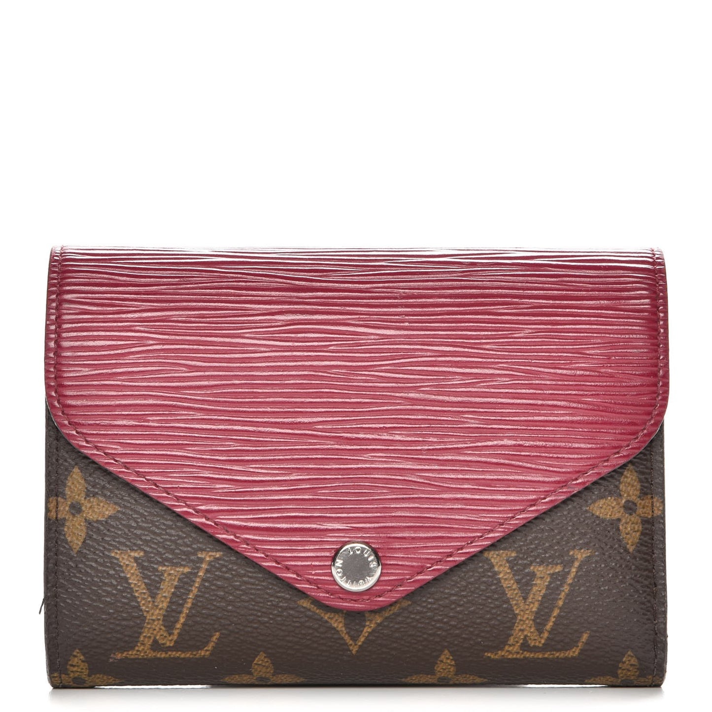 Epi Monogram Marie-Lou Compact Wallet Fuchsia