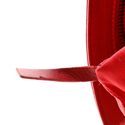 Christian Louboutin Calfskin Studded Loubiposh Clutch Red 7 of 15